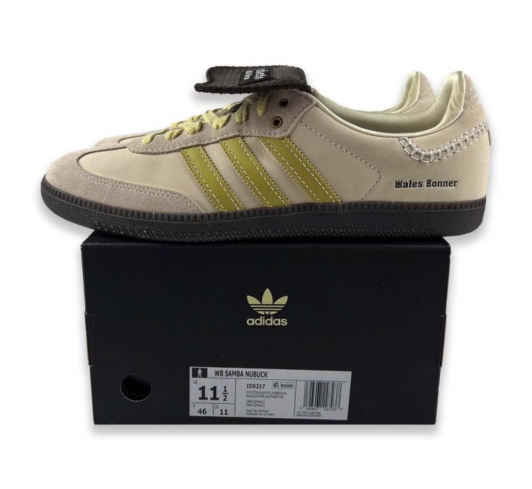 Adidas Wales Bonner Samba Ecru Tint Yellow 11 5