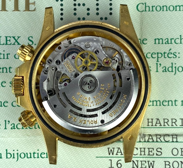 Rolex Daytona 1988 Vintage Daytona 16528 Zenith Porcelain Diamonds 4 Line Dial Serial