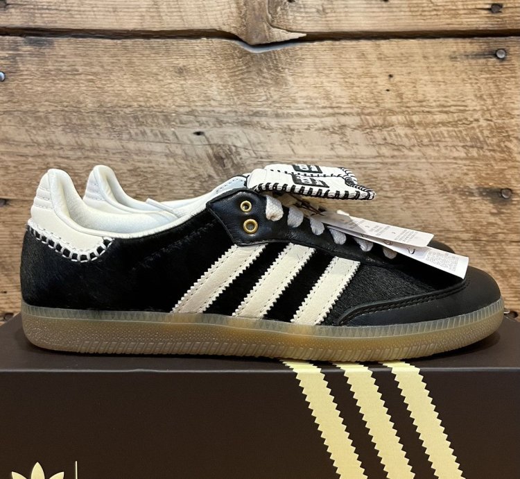 Adidas Wales Bonner Samba Pony Black Cream White Gum