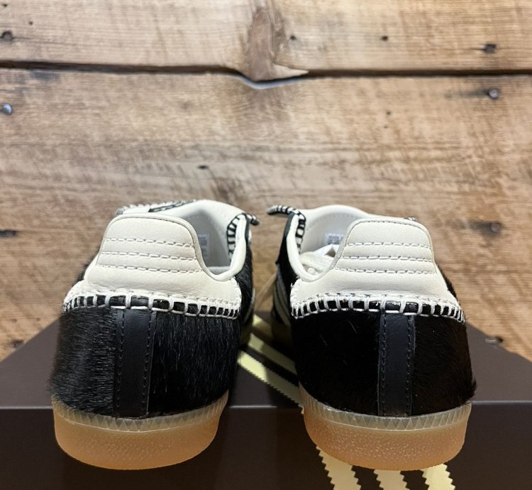 Adidas Wales Bonner Samba Pony Black Cream White Gum