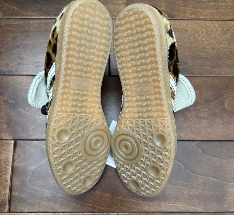 Adidas Wales Bonner Samba Pony In Leopard