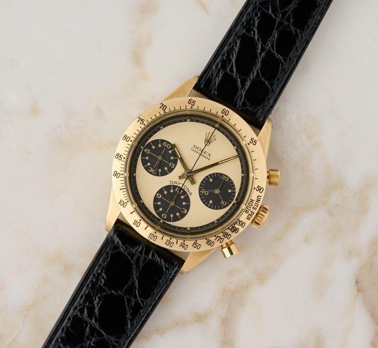 Rolex Daytona 6239 - Champagne Paul Newman Dial - 18k Yellow Gold - Excellent Conditions