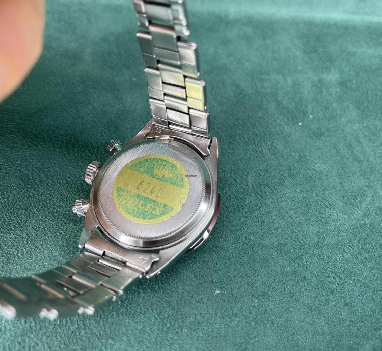 Rolex Daytona 6240 Vintage Rare Black Dial