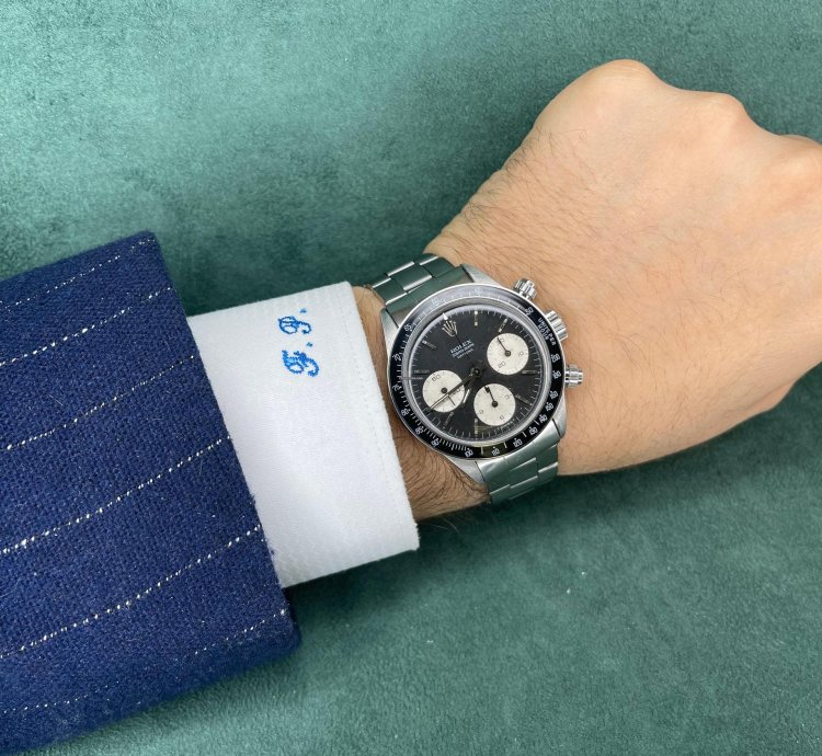 Rolex Daytona 6240 Vintage Rare Black Dial
