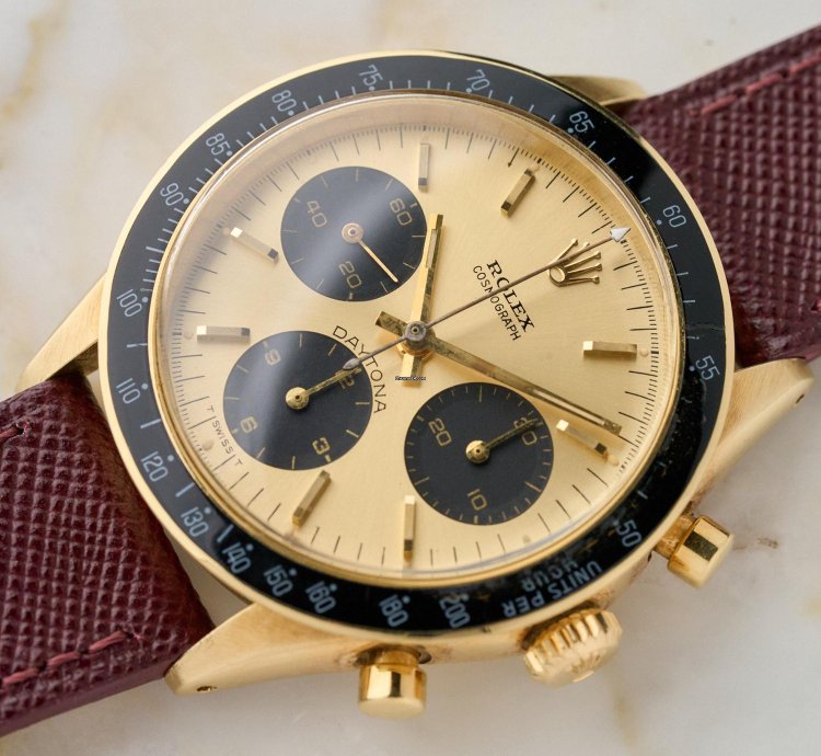Rolex Daytona 6241 - 14k Yellow Gold - Champagne Dial - Excellent Conditions
