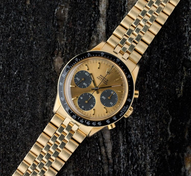 Rolex Daytona 6241 - 14k Yellow Gold - Copper Tone Dial - Excellent Conditions - Expertise