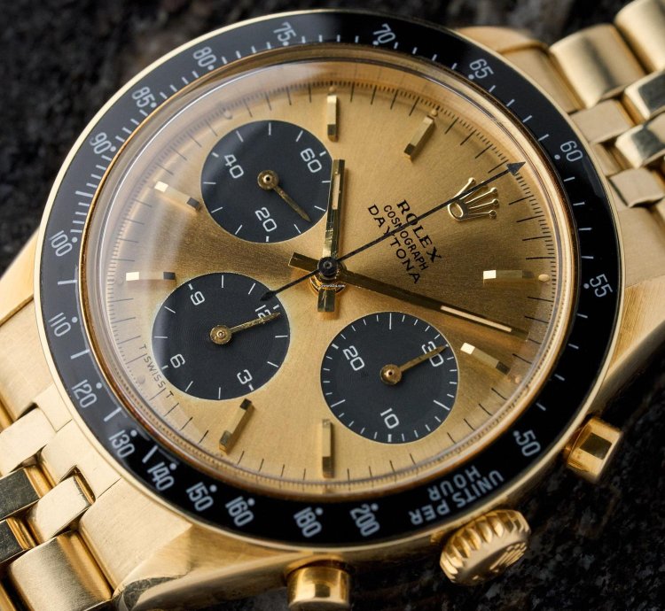 Rolex Daytona 6241 - 14k Yellow Gold - Copper Tone Dial - Excellent Conditions - Expertise