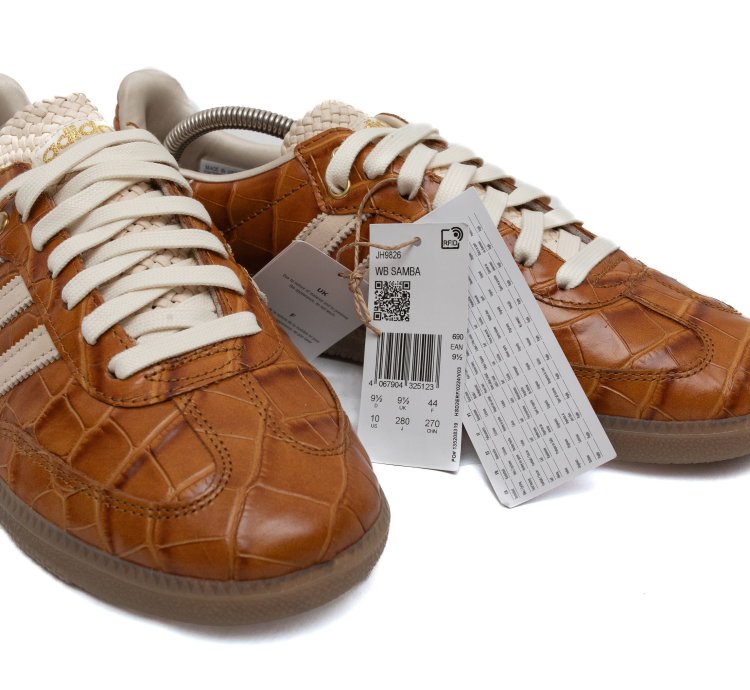 Adidas Whales Bonner Fw 24 Brown Croc Samba Sneakers
