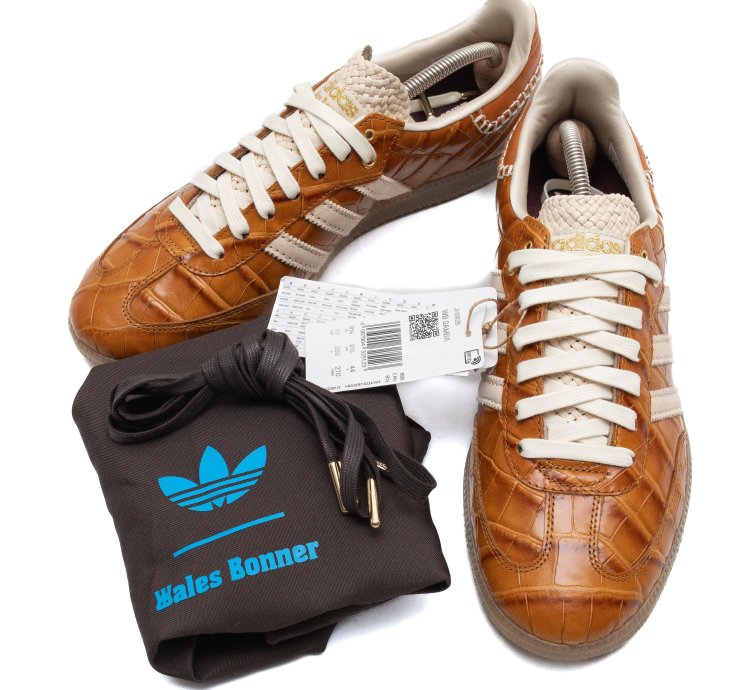 Adidas Whales Bonner Fw 24 Brown Croc Samba Sneakers