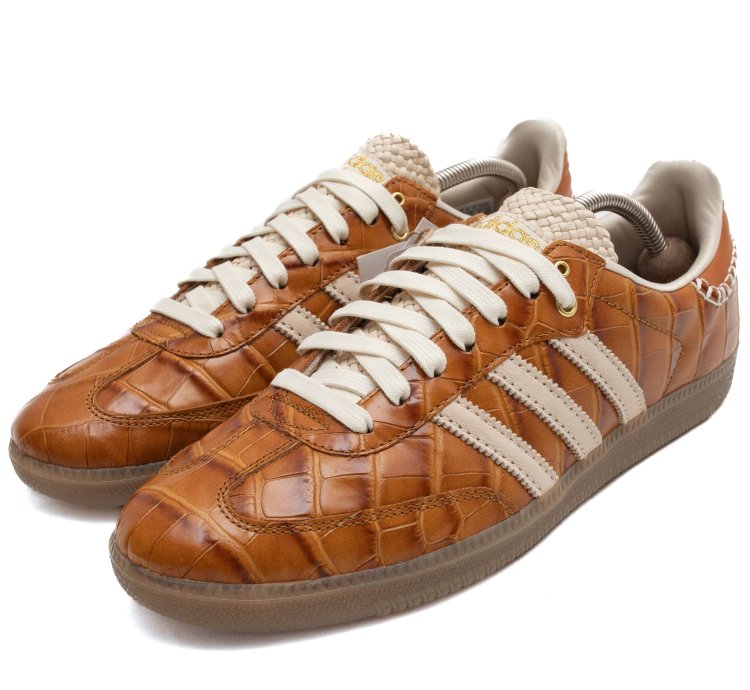 Adidas Whales Bonner Fw 24 Brown Croc Samba Sneakers