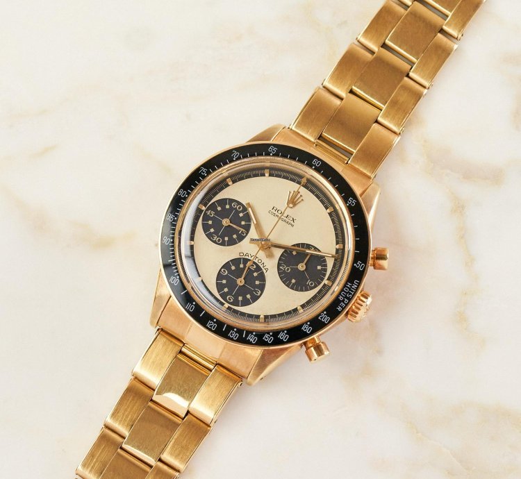 Rolex Daytona 6241 - Champagne Paul Newman Dial - 18k Yellow Gold - Oxidised Case