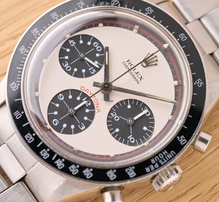 Rolex Daytona 6241 White Exotic Paul Newman Dial - Excellent Conditions
