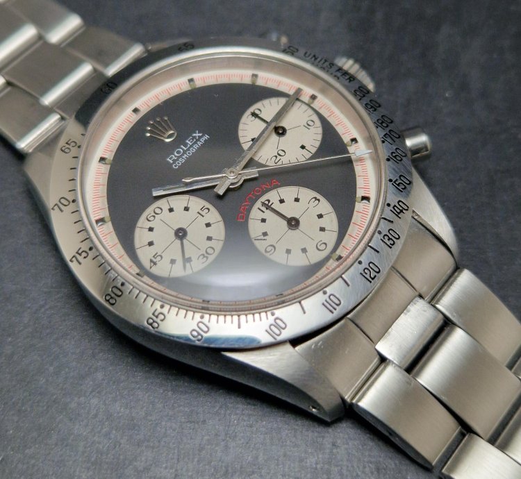 Rolex Daytona 6262 Black Paul Newman Tricolor With Carlo Pergola Expertise Top Conditions