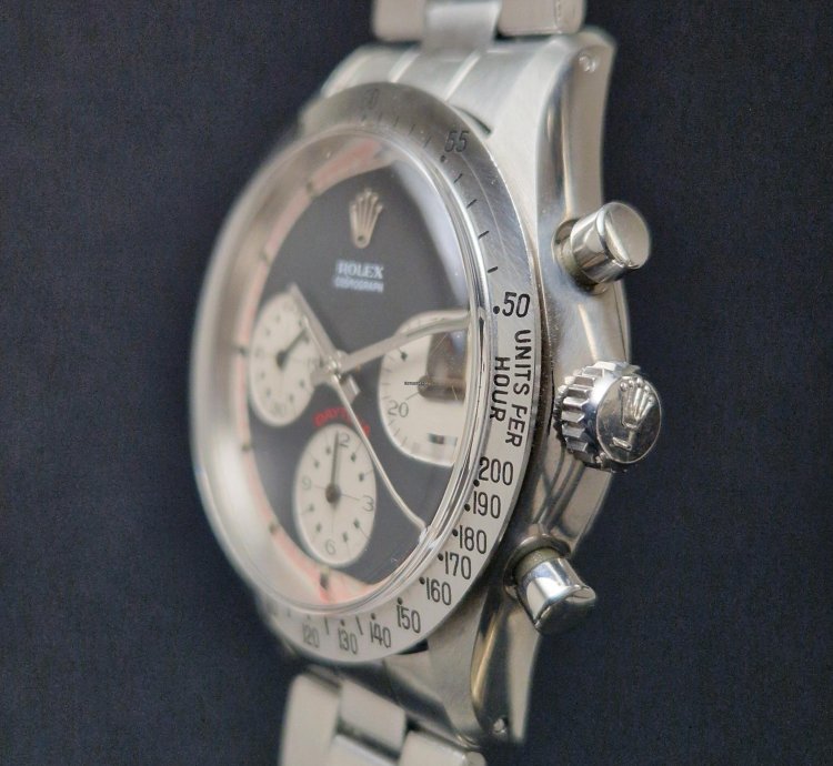 Rolex Daytona 6262 Black Paul Newman Tricolor With Carlo Pergola Expertise Top Conditions