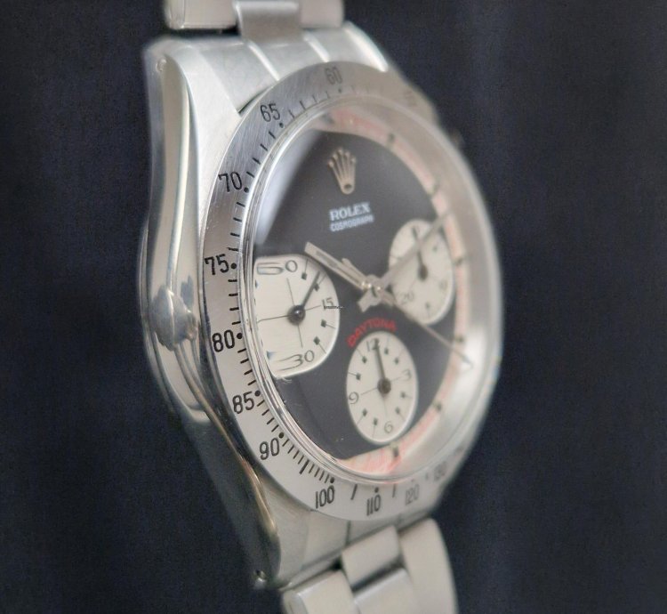 Rolex Daytona 6262 Black Paul Newman Tricolor With Carlo Pergola Expertise Top Conditions
