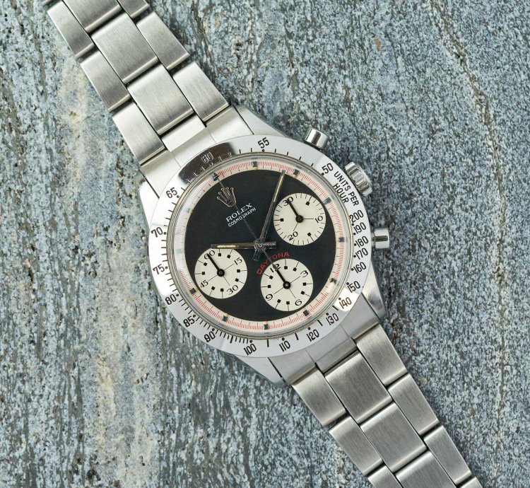 Rolex Daytona 6262 Paul Newman Black Dial Musketeer - Rare Transitional Reference