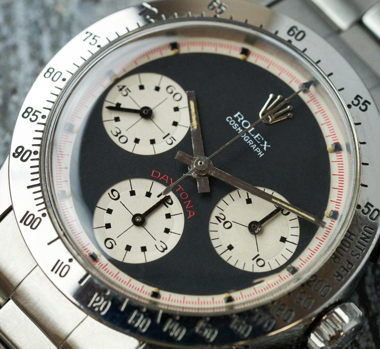 Rolex Daytona 6262 Paul Newman Black Dial Musketeer - Rare Transitional Reference