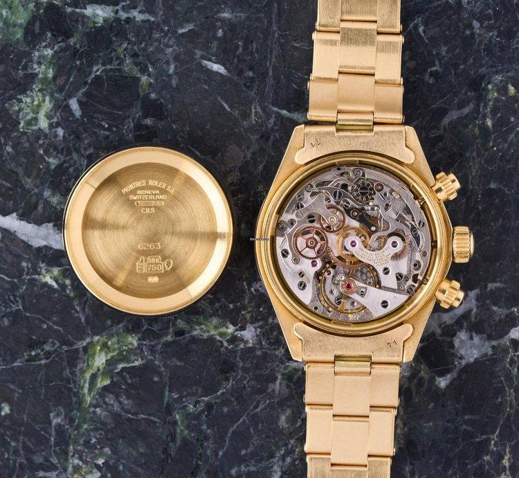 Rolex Daytona 6263 18k Yellow Gold - Black Dial - Rolex Warranty - Excellent Conditions