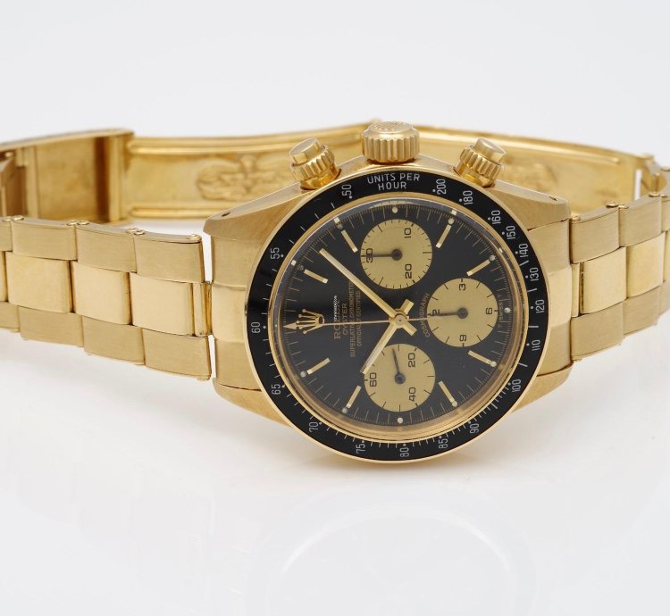Rolex Daytona 6263 8 18k Gold 1979 Service Papers