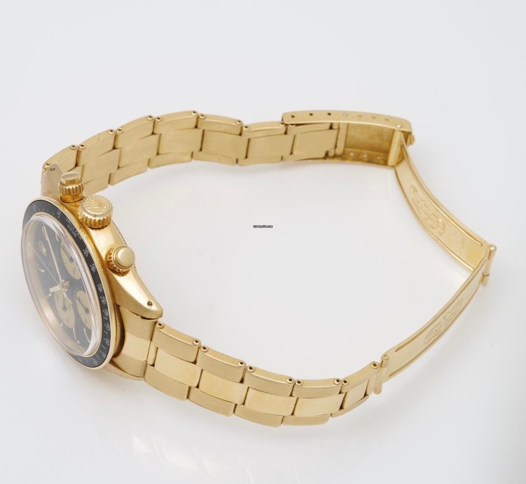 Rolex Daytona 6263 8 18k Gold 1979 Service Papers