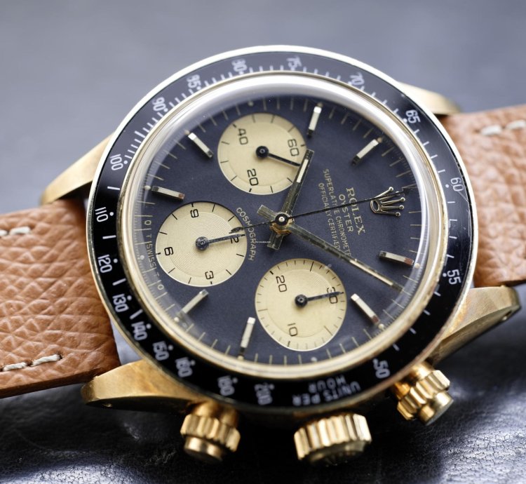 Rolex Daytona 6263 Unpolished 14kt Yellow Gold - Sigma Dial - Super Rare