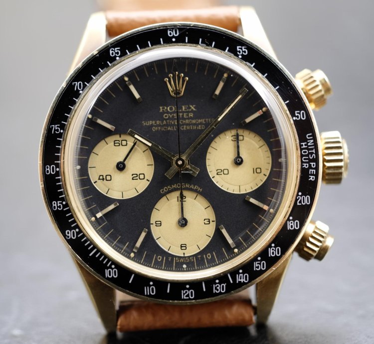 Rolex Daytona 6263 Unpolished 14kt Yellow Gold - Sigma Dial - Super Rare