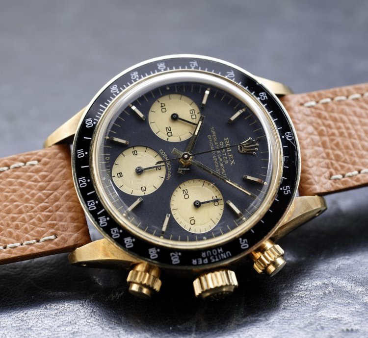 Rolex Daytona 6263 Unpolished 14kt Yellow Gold - Sigma Dial - Super Rare