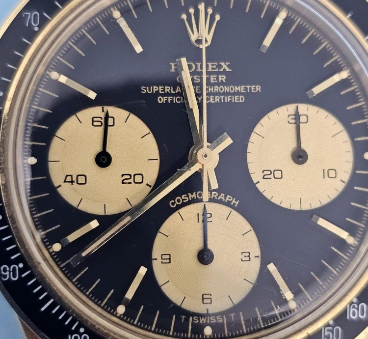 Rolex Daytona 6263 Yellow Gold Rare Full Set