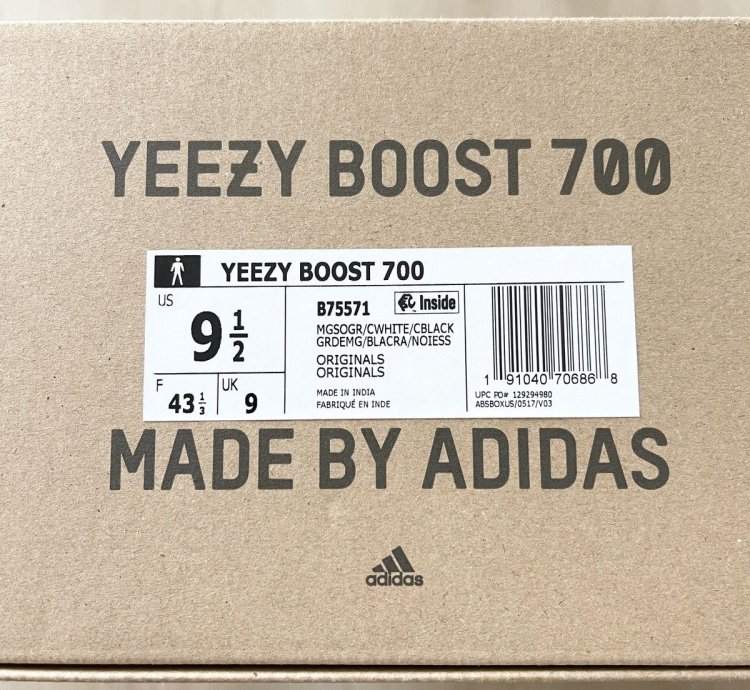 Adidas Yeezy 700 Wave Runner - Size 9 5