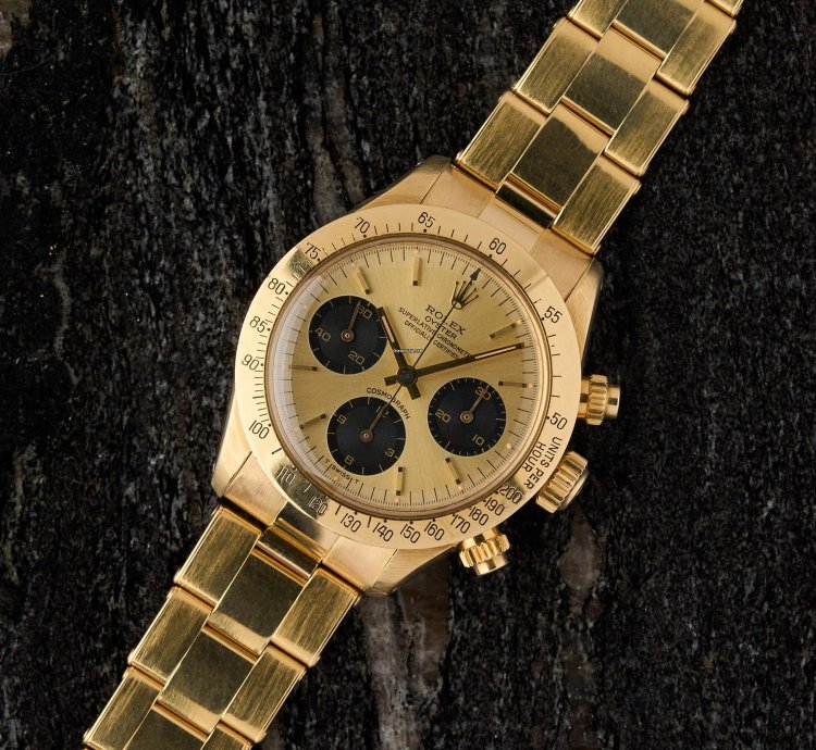 Rolex Daytona 6265 - 18k Yellow Gold - Champagne Dial - Excellent Condition - Rolex Warranty