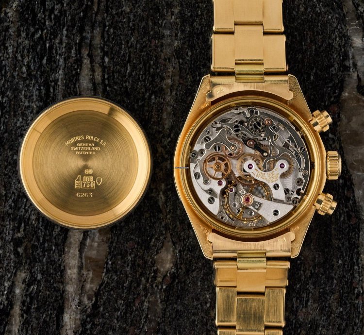 Rolex Daytona 6265 - 18k Yellow Gold - Champagne Dial - Excellent Condition - Rolex Warranty
