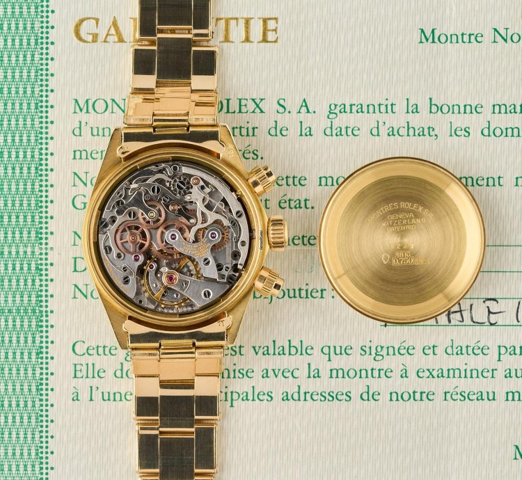 Rolex Daytona 6265 - Black Floating Dial - Millerighe Pushers - Unpolished - Original Warranty