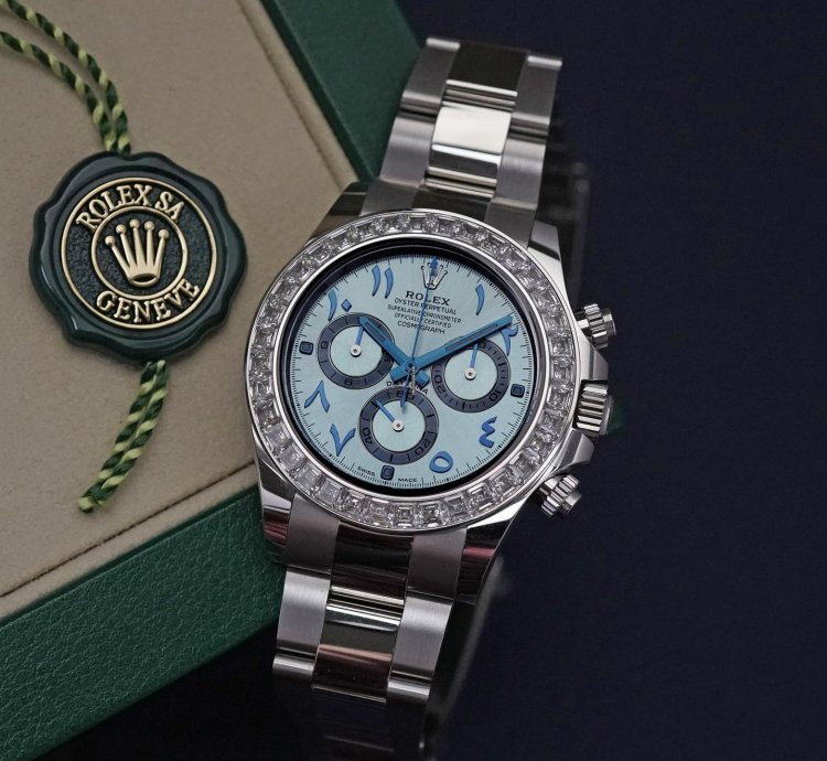 Rolex Daytona Arabic In Platinum Diamond 116576tbr