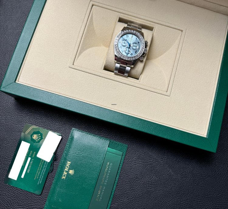 Rolex Daytona Arabic In Platinum Diamond 116576tbr