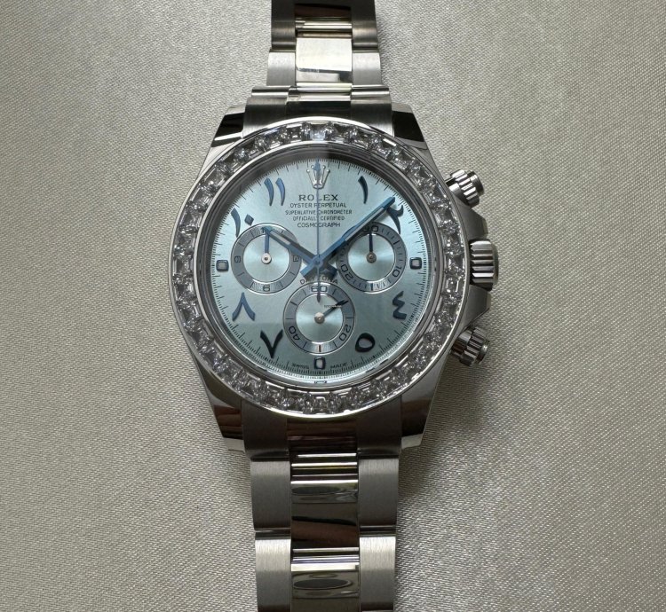 Rolex Daytona Arabic In Platinum Diamond 116576tbr