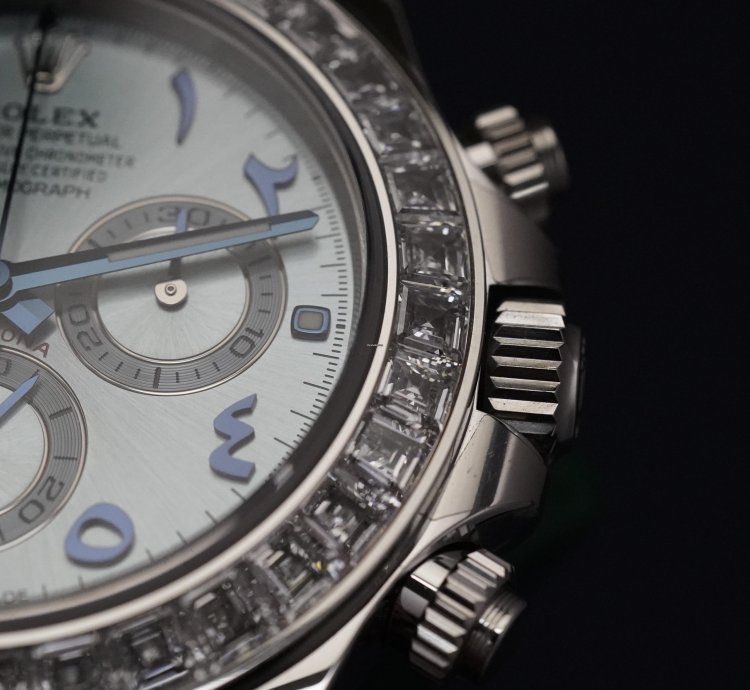 Rolex Daytona Arabic In Platinum Diamond 116576tbr