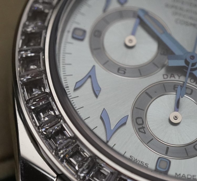 Rolex Daytona Arabic In Platinum Diamond 116576tbr