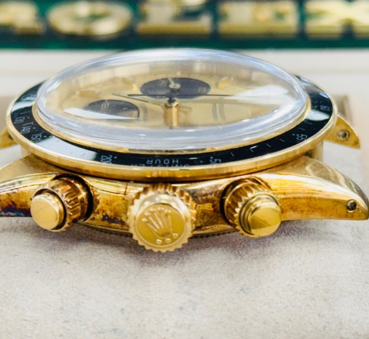 Rolex Daytona Cosmograph 6263 Champagne Dial 14kt Yellow Gold Jubilee Preowned