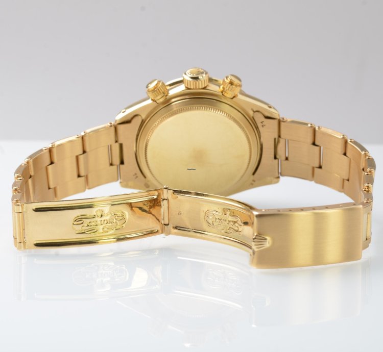 Rolex Daytona Cosmograph 6263 Daytona Champagne Dial Yellow Gold 18kt Full Set 1985