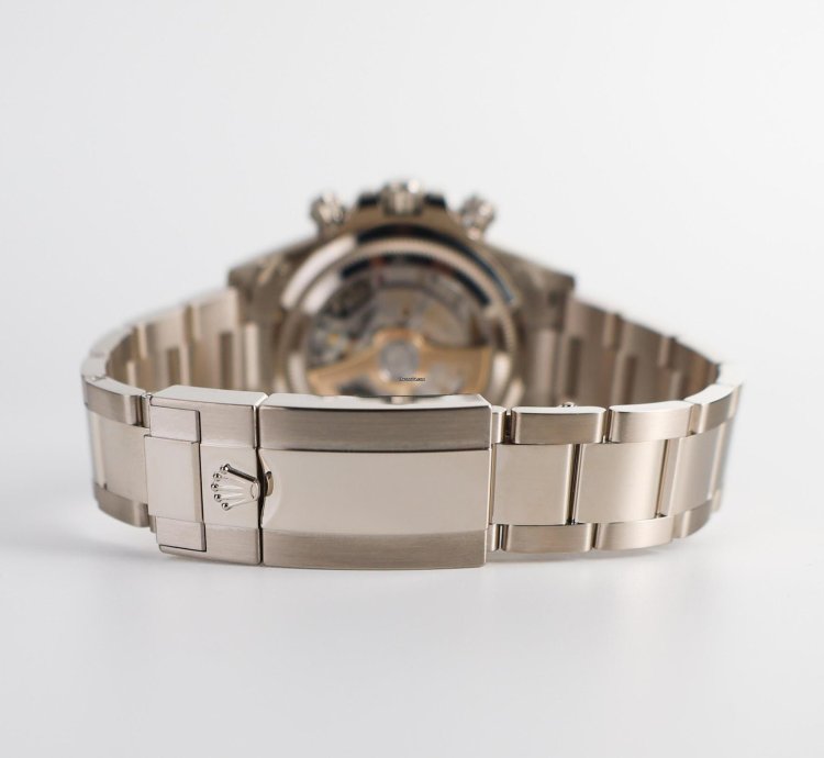 Rolex Daytona Cosmograph Daytona 40mm White Gold Black White Dial 126529ln
