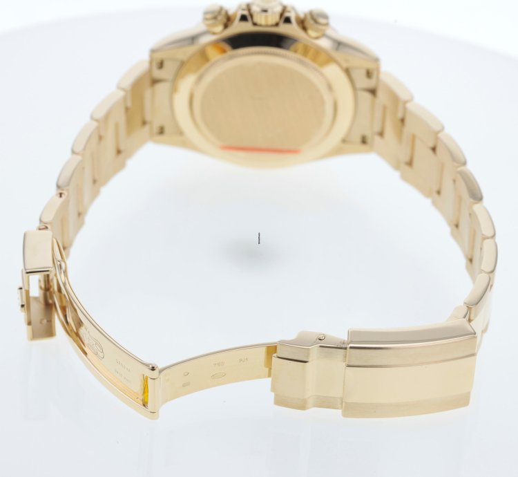 Rolex Daytona Cosmograph Daytona Gold 750 Nette Mit 24 Baguette Diamanten