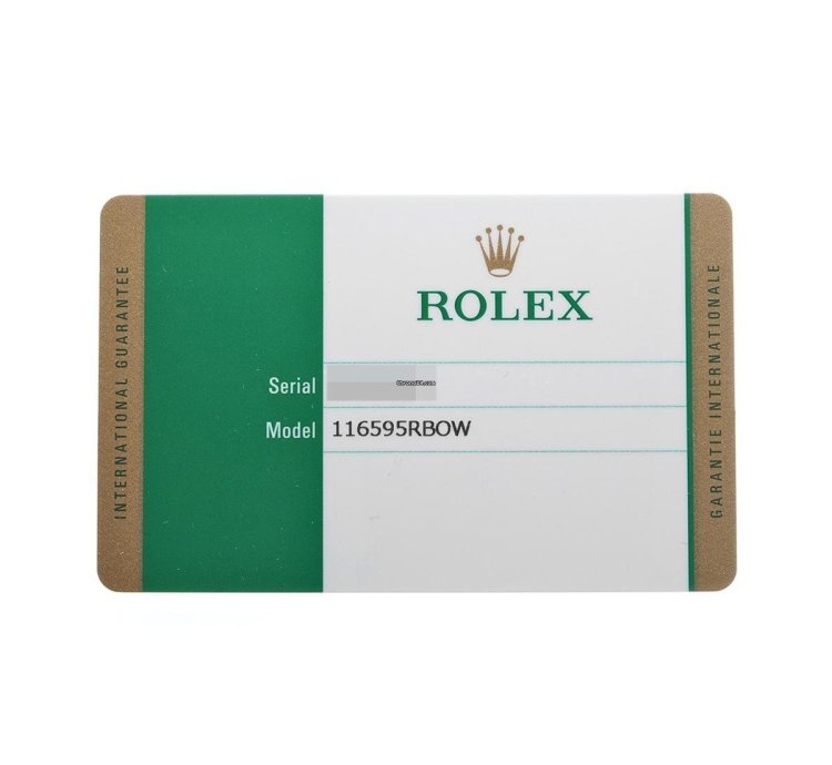 Rolex Daytona Cosmograph Daytona Rainbow 116595rbow