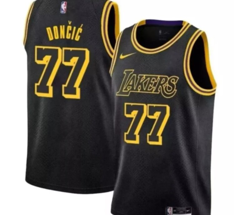Luka Dončić Los Angeles Lakers Nike Mamba Edition Jersey - Black