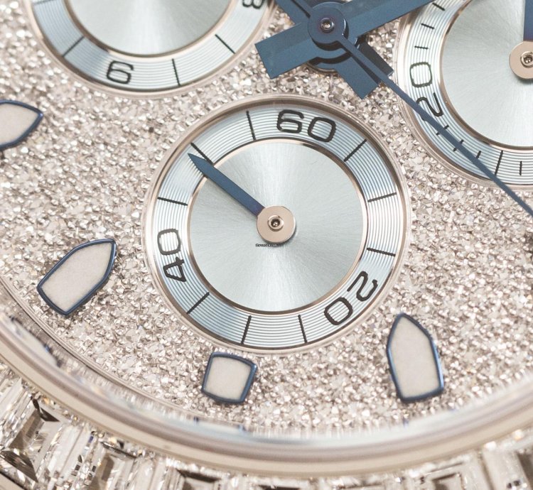 Rolex Daytona Cosmograph Ref 116576tbr 950 Platinum Diamond Setting On Bezel Dial Box Papers Bj-2015