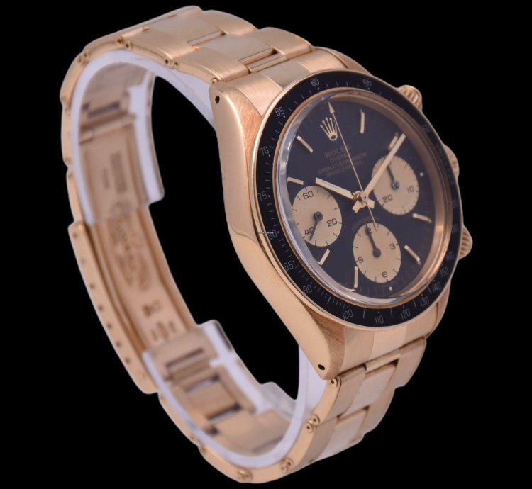 Rolex Daytona Daytona Cosmograph Ref 6263-8 Year 1985 Yellow Gold Top Condition