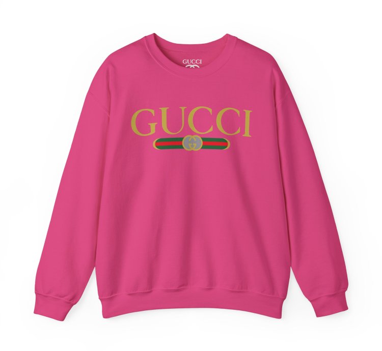 Gucci Gg Logo Heliconia Sweatshirt - Size Usa