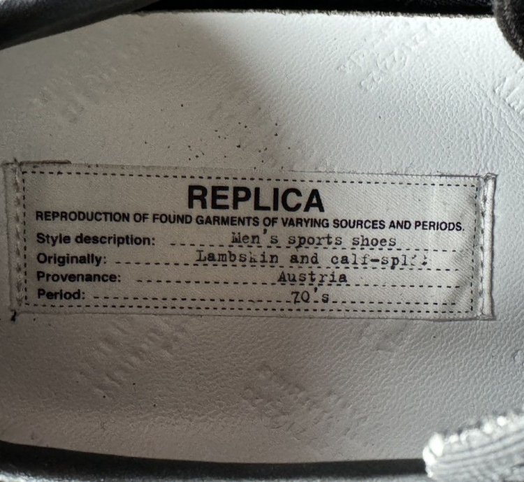 Artisanal Hand-painted Maison Margiela Low Sneakers