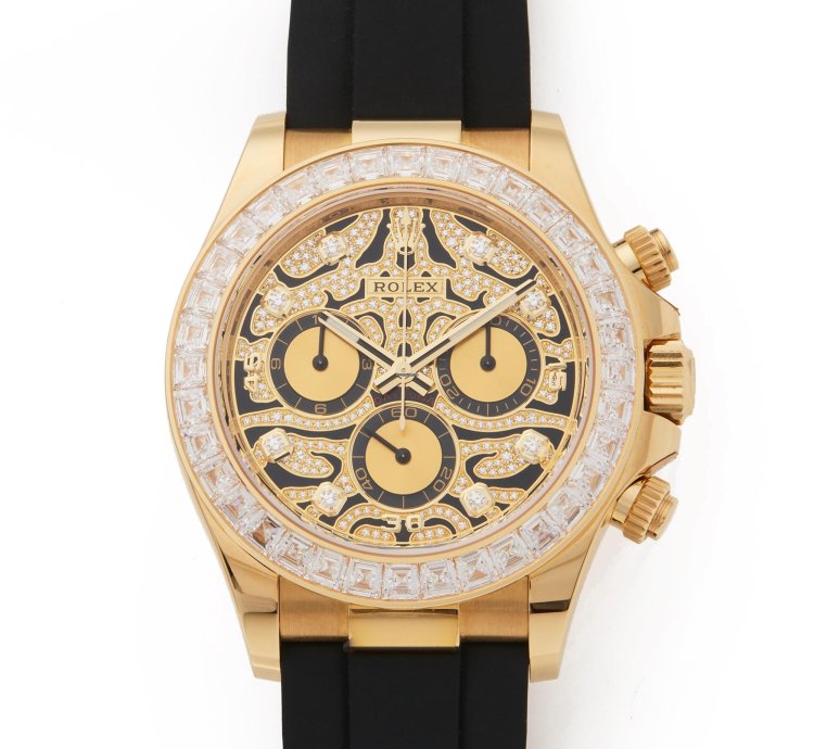 Rolex Daytona Eye Of The Tiger 18k Yellow Gold 116588tbr - Ats-w008208