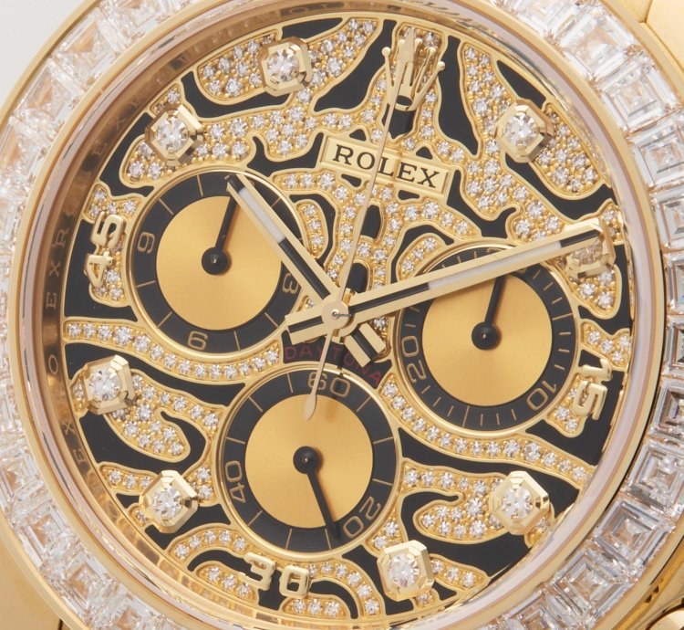 Rolex Daytona Eye Of The Tiger 18k Yellow Gold 116588tbr - Ats-w008208