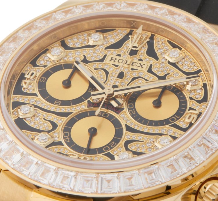 Rolex Daytona Eye Of The Tiger 18k Yellow Gold 116588tbr - Ats-w008208